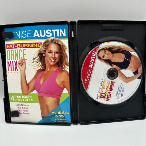 Denise Austin Hit The Spot 10 Five Minute Target Toners DVD Full Screen 2007 - Picture 3 of 3